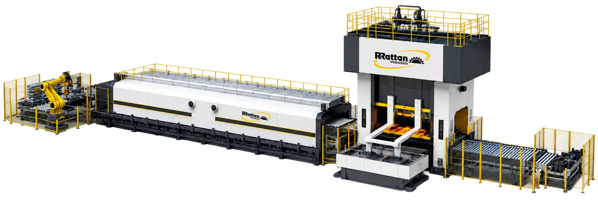 Fully Automated Roller Furnace Hot Forming Line