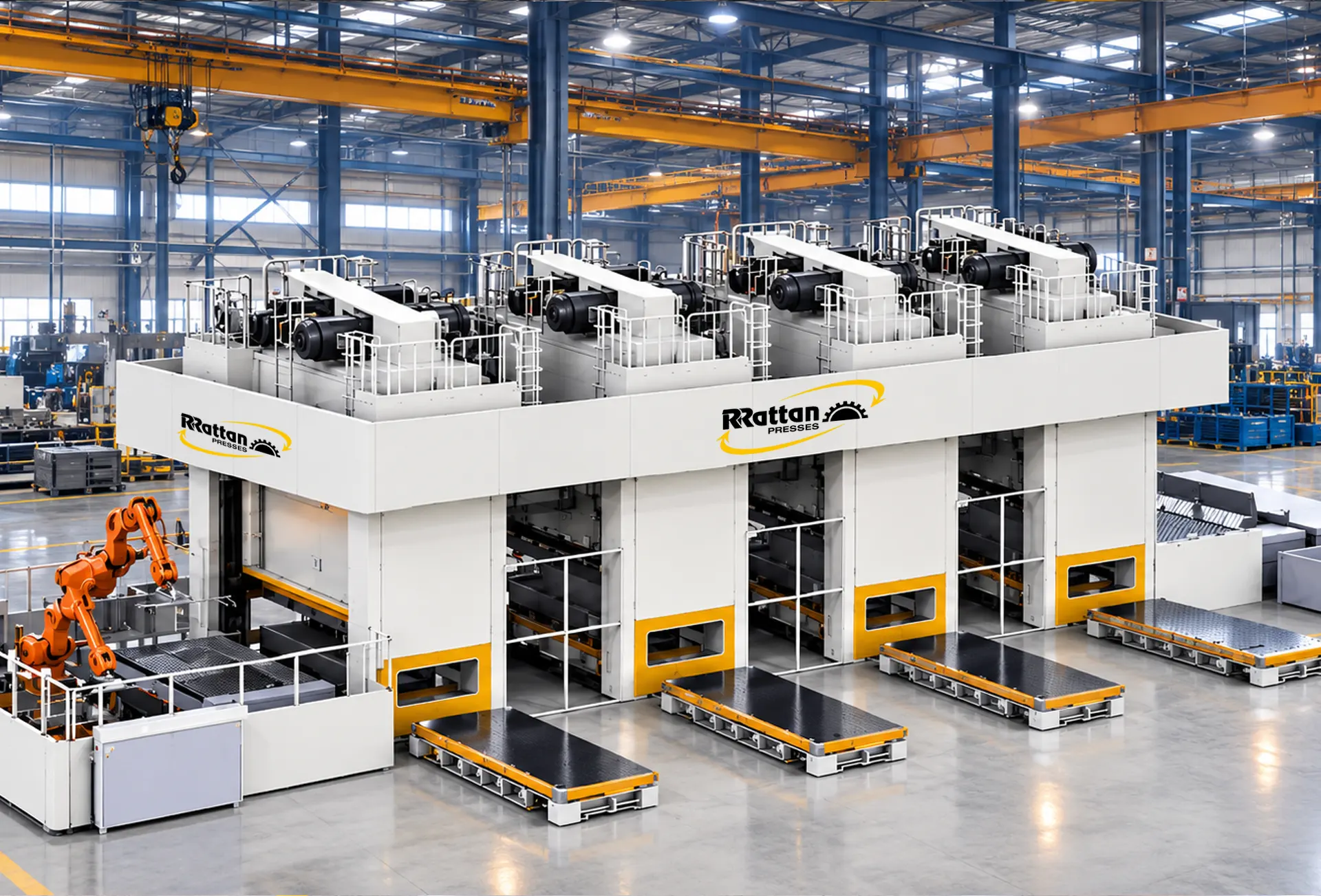 High-Speed Tandem Press Line
